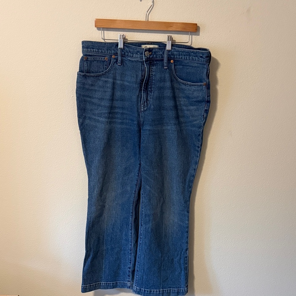 Madewell Women's ‘The perfect vintage flare crop Jean’
